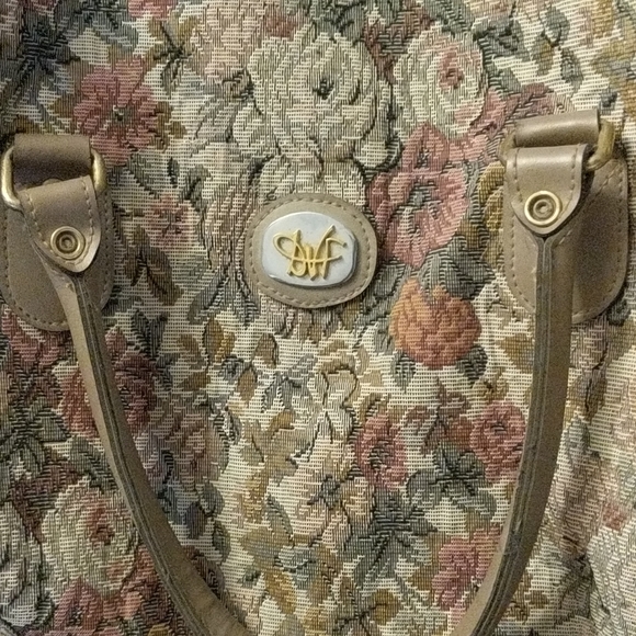 Vintage floral Diane von Furstenberg carpet bag - Picture 4 of 4